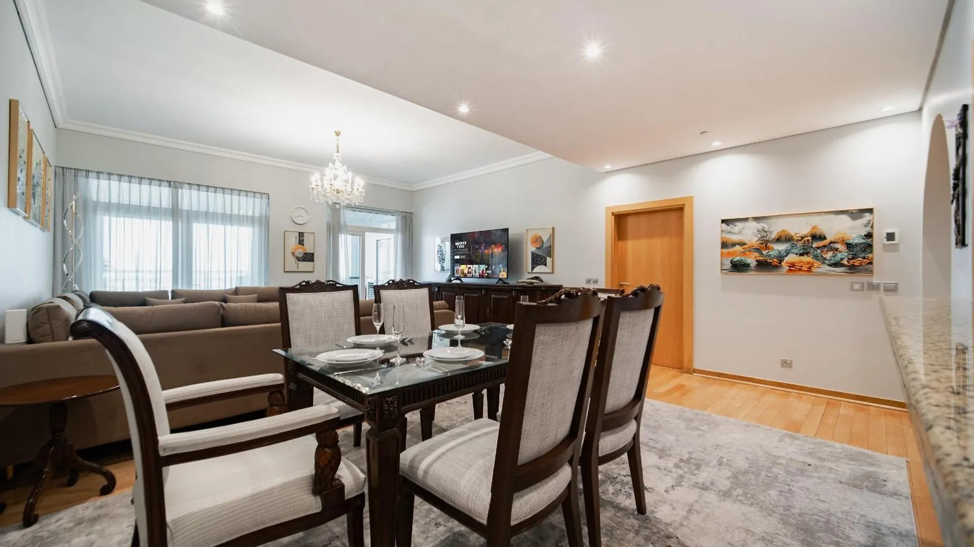 Your Private Beach With Sea View & Crib - Palm 2Br Dubai Verenigde Arabische Emiraten